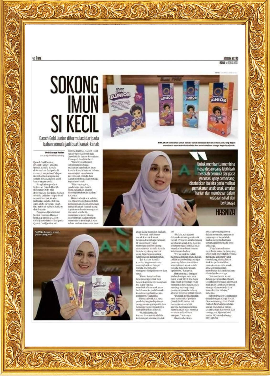 masuk harian metro ana edar